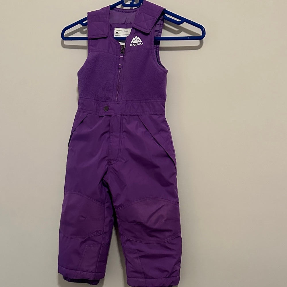 Snozu Kids Purple Overalls